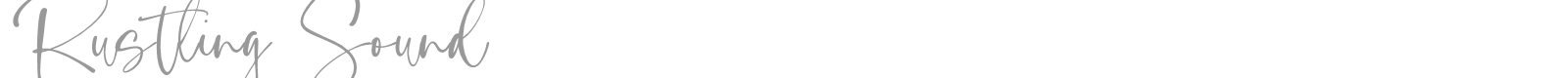 Rustling Sound font preview